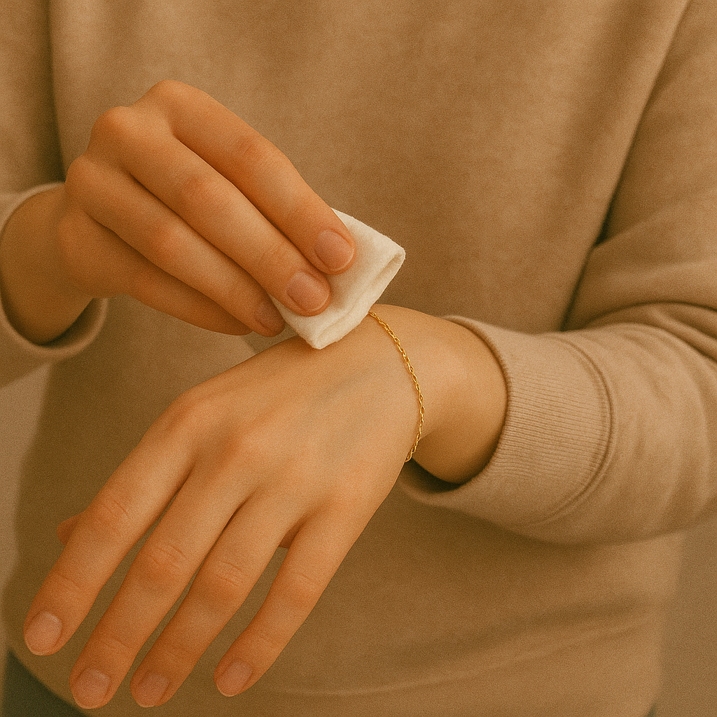 Cleaning permanent jewellery