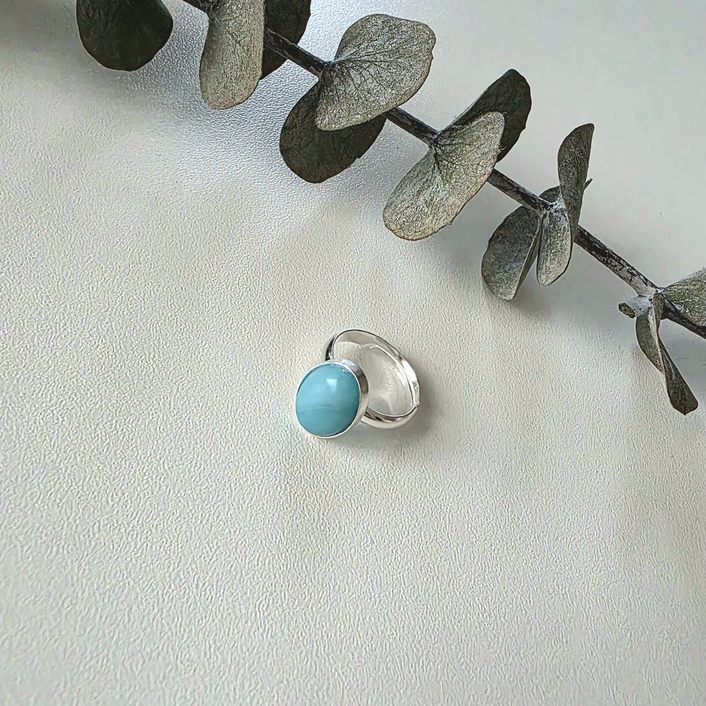 Amazonite Cabochon Ring