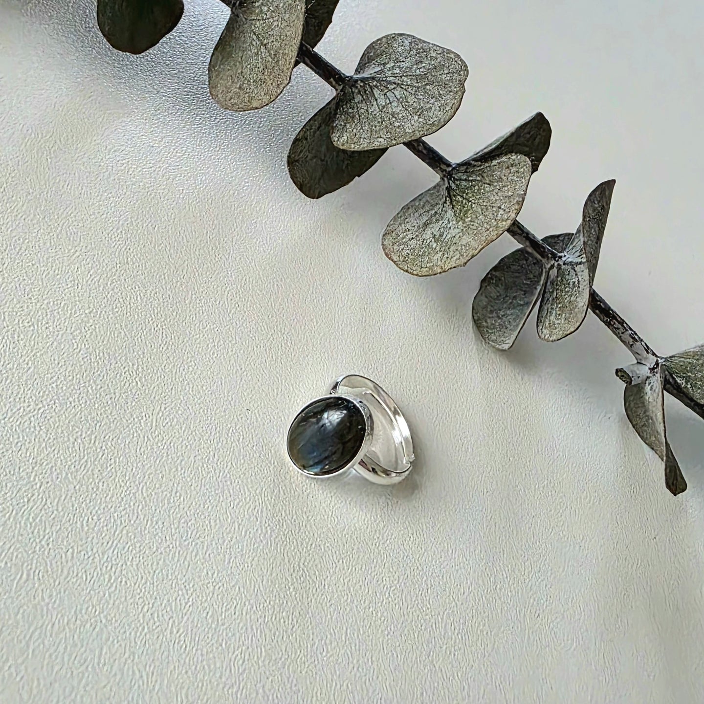 Labradorite Cabochon Ring