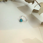 Mini Turquoise Cabochon Ring