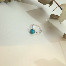Load image into Gallery viewer, Mini Turquoise Cabochon Ring
