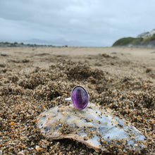 Load image into Gallery viewer, Amethyst Cabochon Ring
