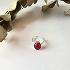 Carnelian Cabochon Ring
