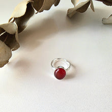 Load image into Gallery viewer, Carnelian Cabochon Ring
