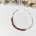 Pumpkin Spice Goldstone Bracelet