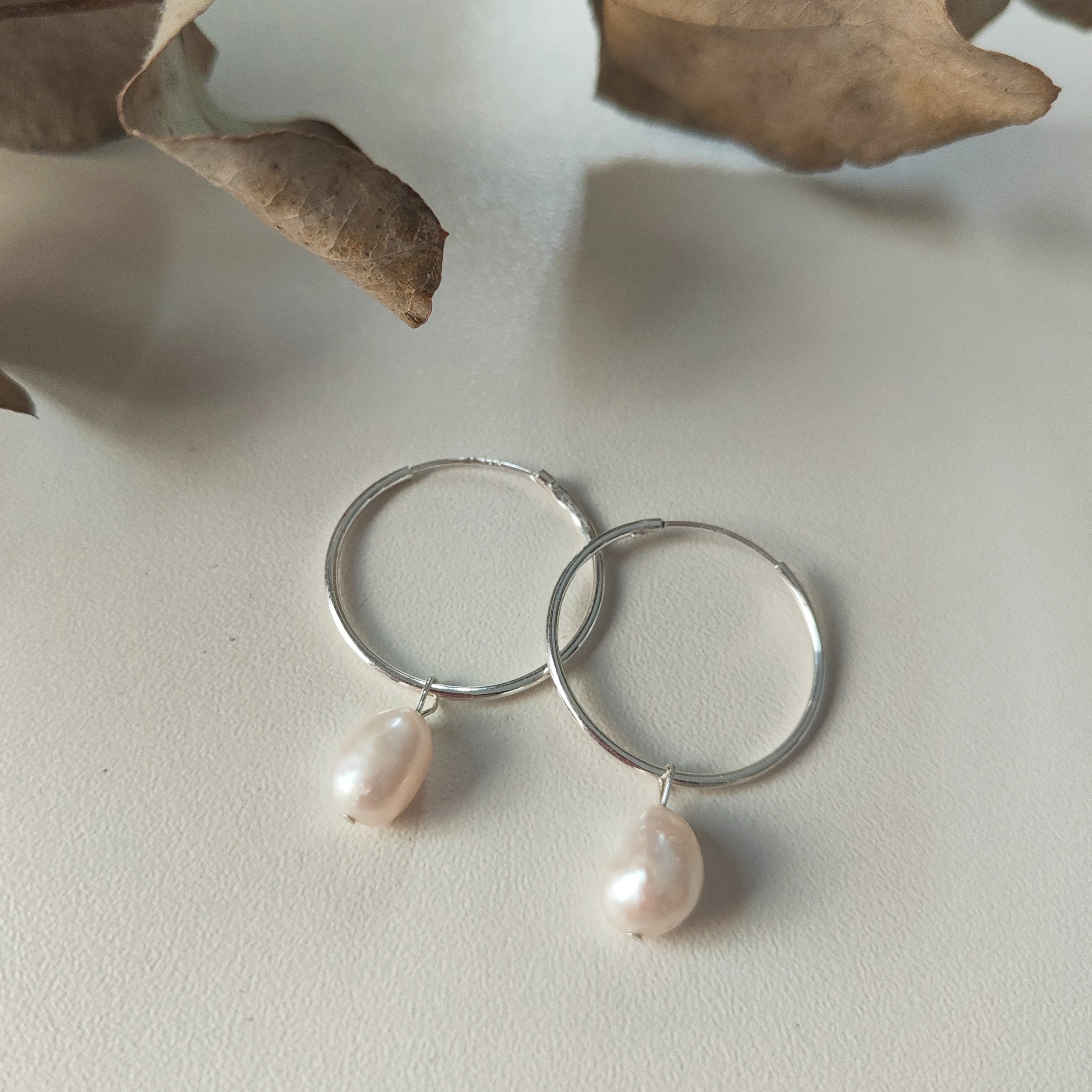 Limited Edition Freshwater Pearl Hoops