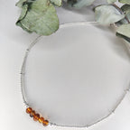 Amber Collarbone Necklace