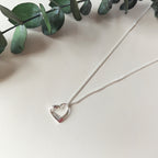Ribbon Heart Necklace