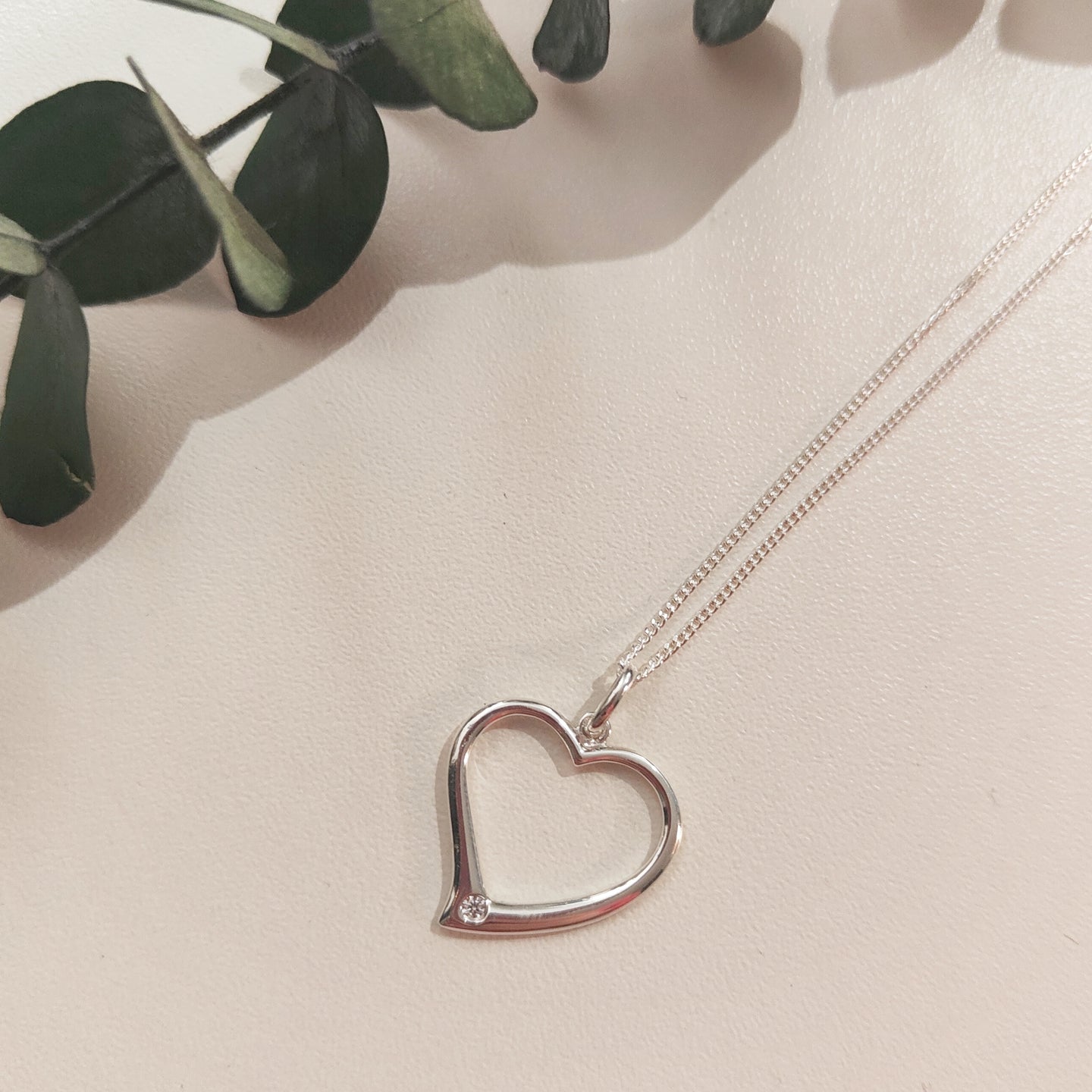 CZ Heart Necklace