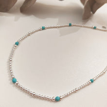 Load image into Gallery viewer, Turquoise Collarbone Necklace
