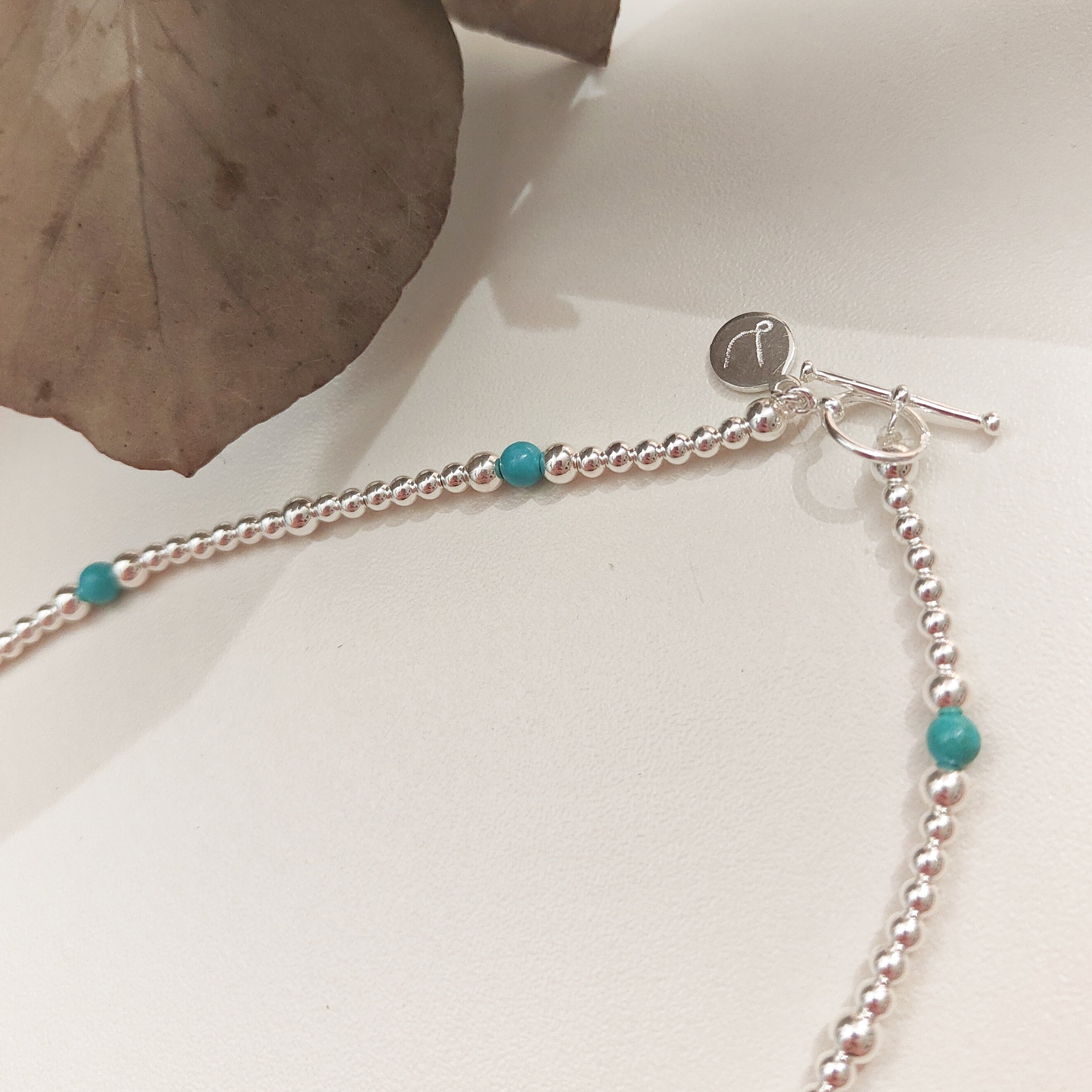 Turquoise Collarbone Necklace