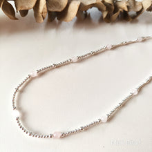 Load image into Gallery viewer, Rose Quartz Collarbone Necklace
