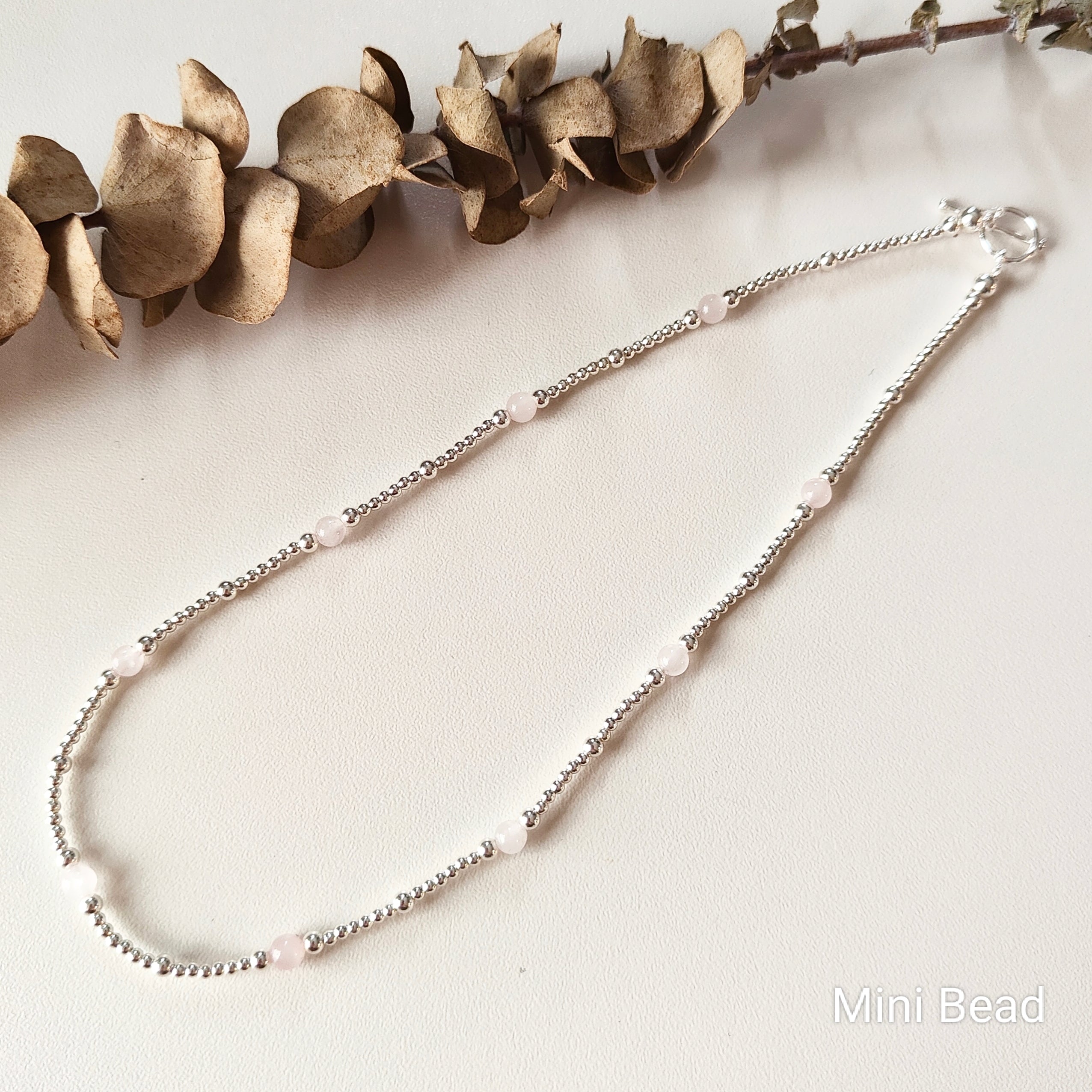 Rose Quartz Collarbone Necklace