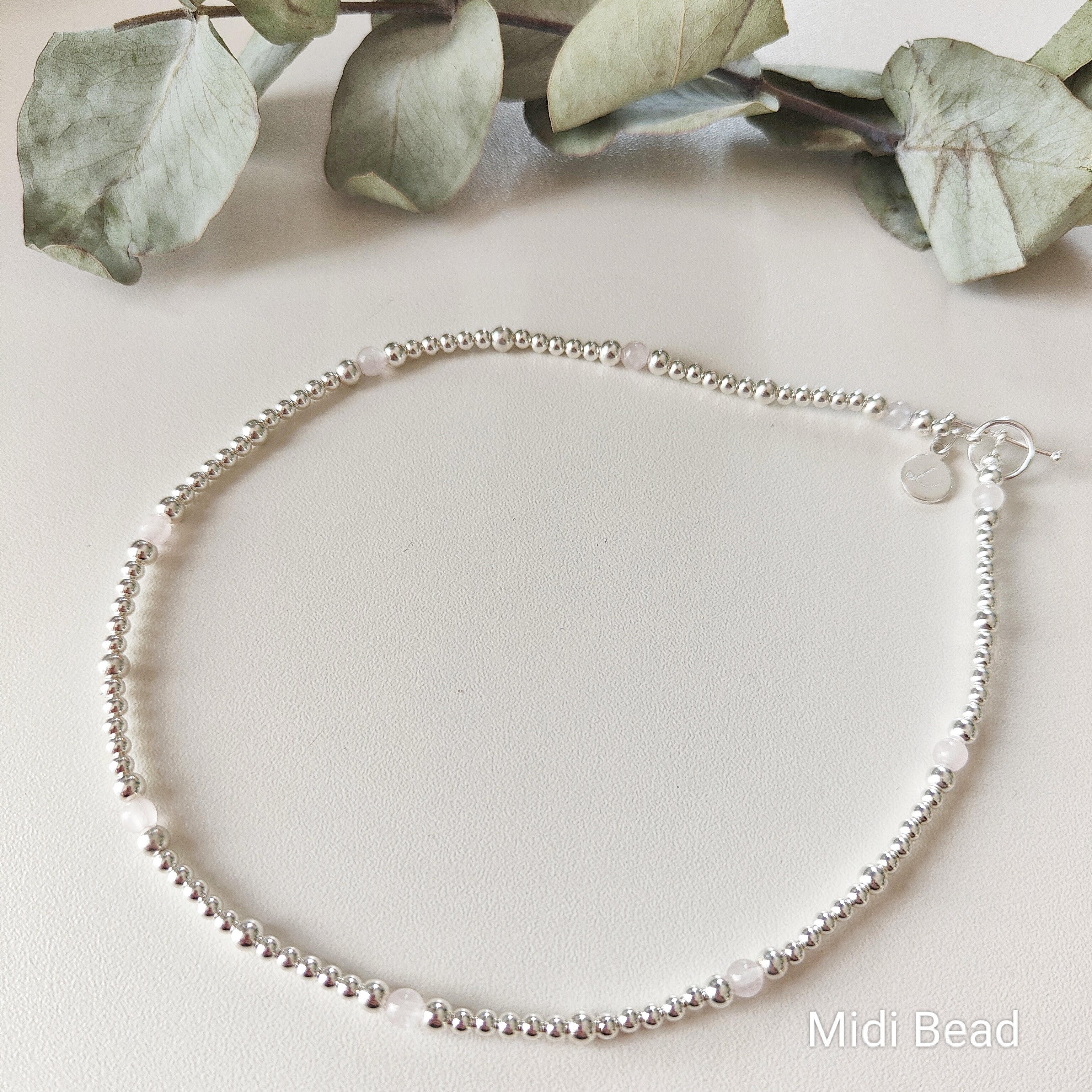 Rose Quartz Collarbone Necklace