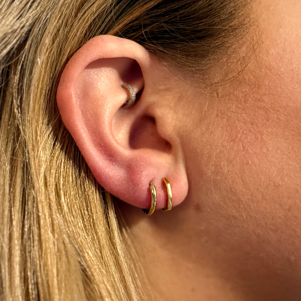 Hexigan Huggie Earrings