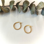 Beaded Hoop Earrings