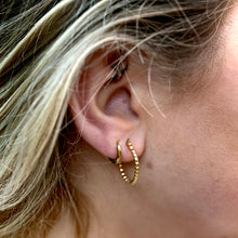 Load image into Gallery viewer, Beaded Hoop Earrings
