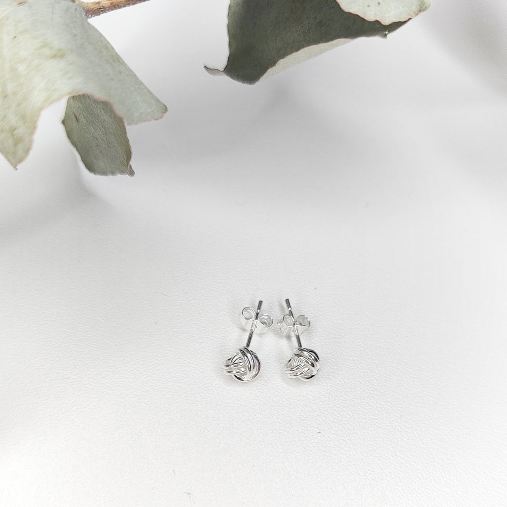 Knotted Stud Earrings