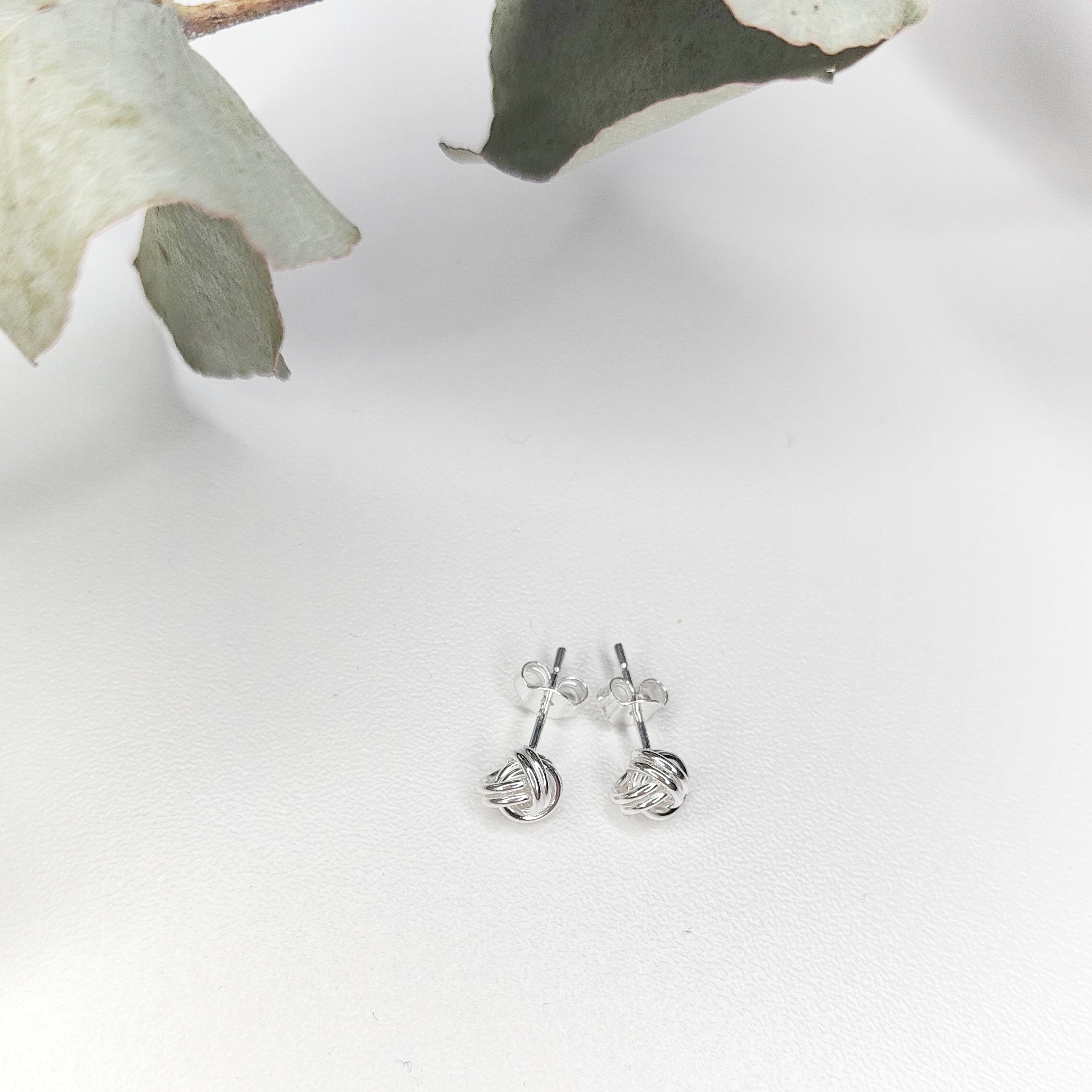 Knotted Stud Earrings