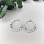 Pastel Princess Midi Hoop Earrings