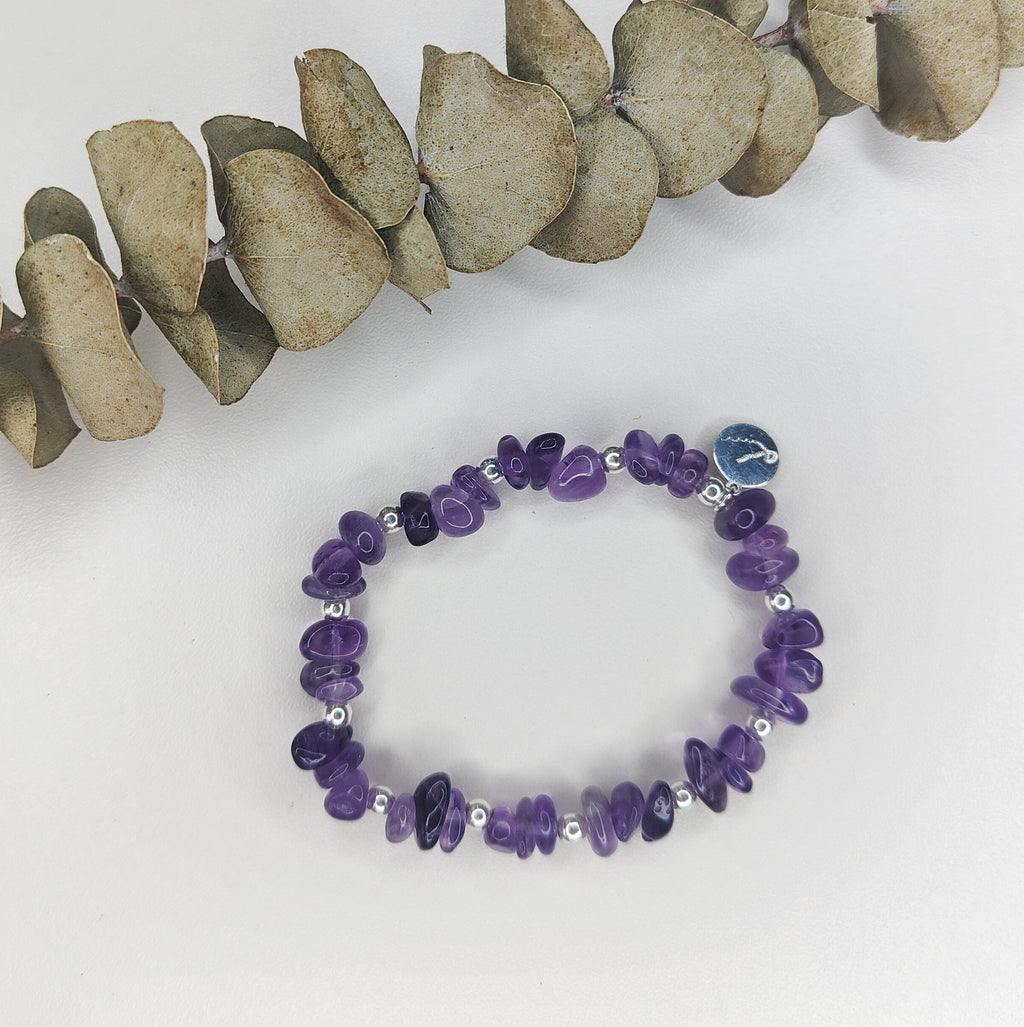 Amethyst Cluster Bracelet