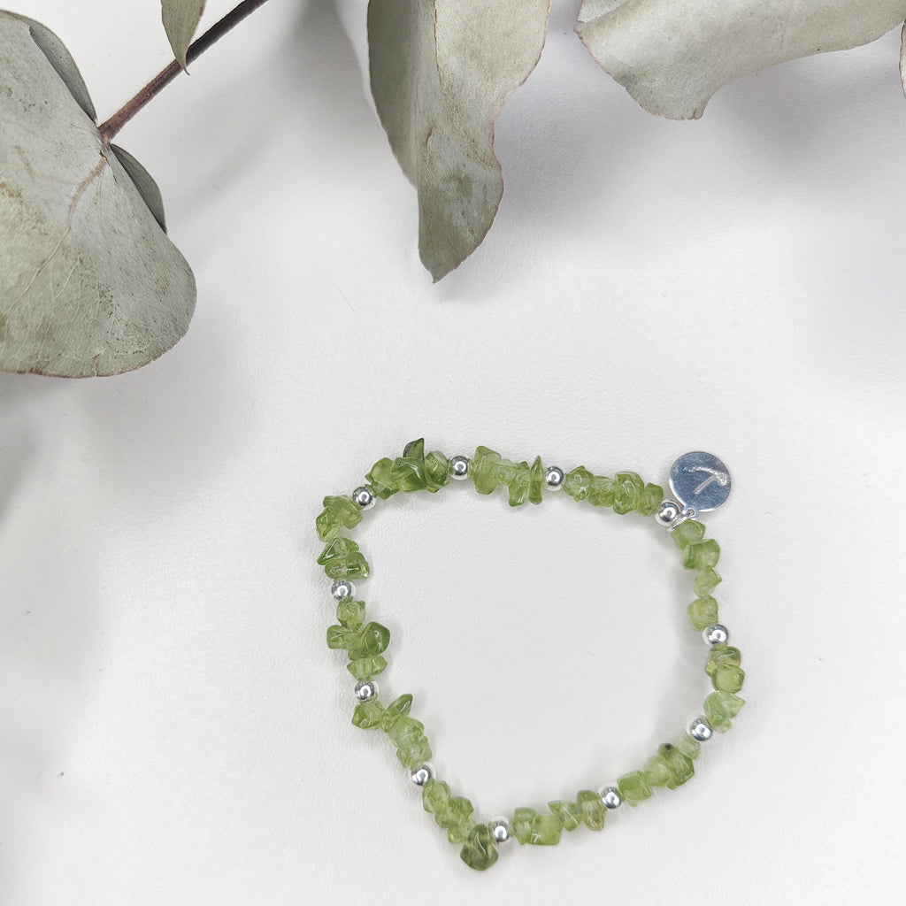 Peridot Cluster Bracelet