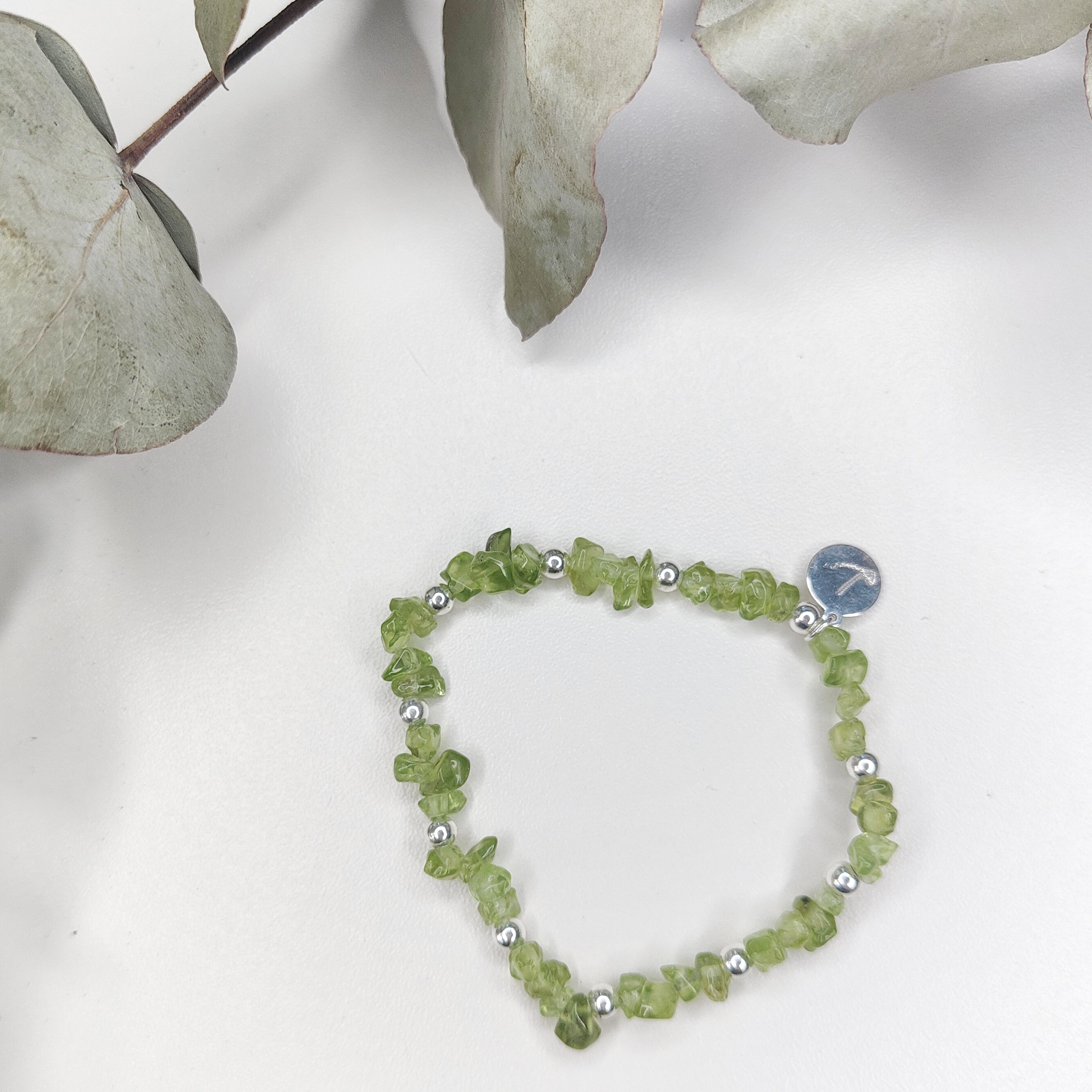 Peridot Cluster Bracelet
