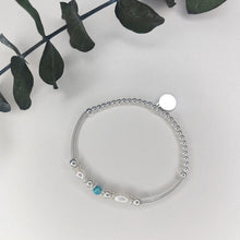 Load image into Gallery viewer, Pearl and Turquoise Bracelet
