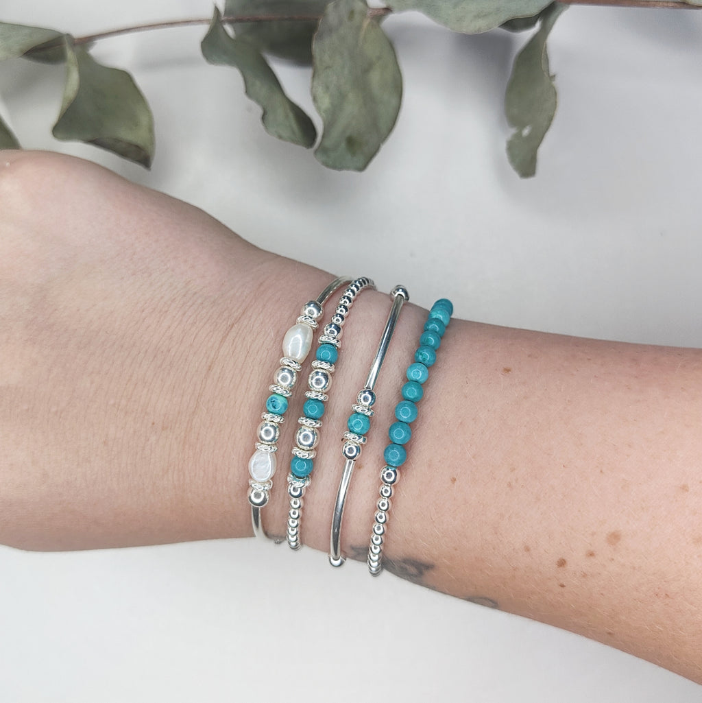 Pearl and Turquoise Bracelet