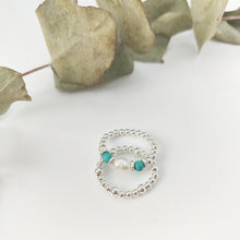 Load image into Gallery viewer, Pearl and Turquoise Ring
