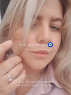 Evil Eye Hoop