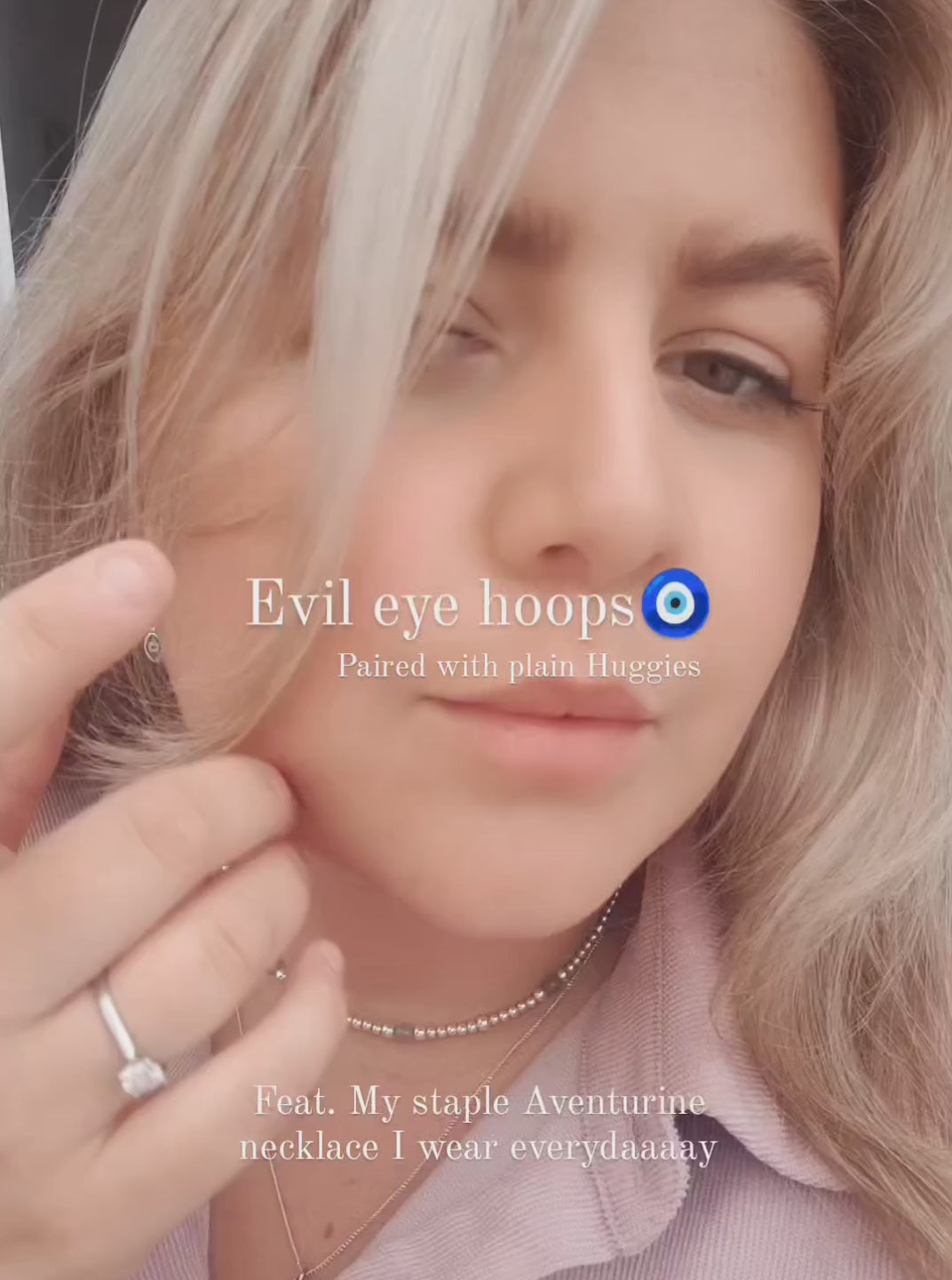 Evil Eye Hoop