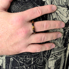 Mens Heishi Bead Ring