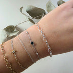 Large Boho Heart Bracelet