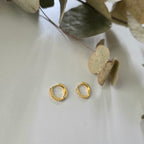 Cubic Zirconia Classic Huggie Earrings