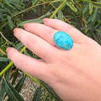 Large Turquoise Cabochon Ring