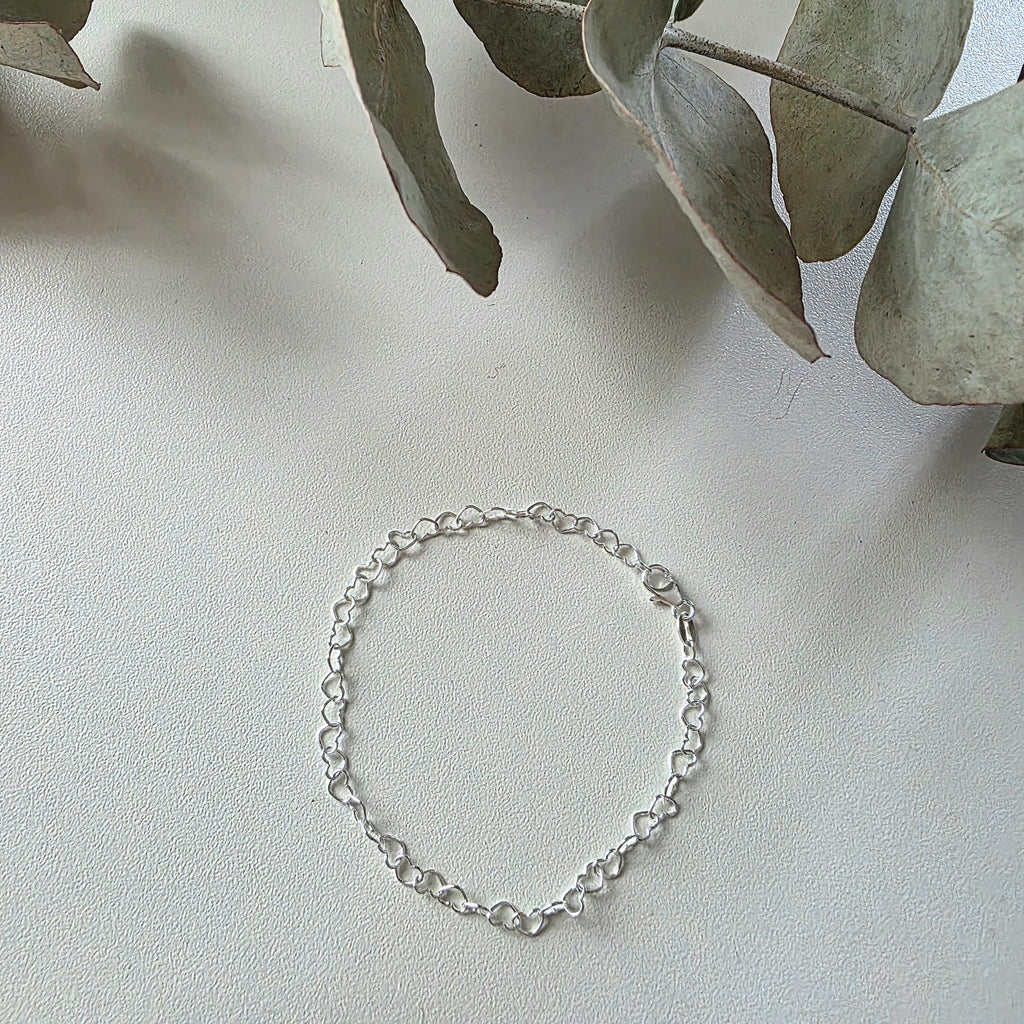 Small Boho Heart Bracelet