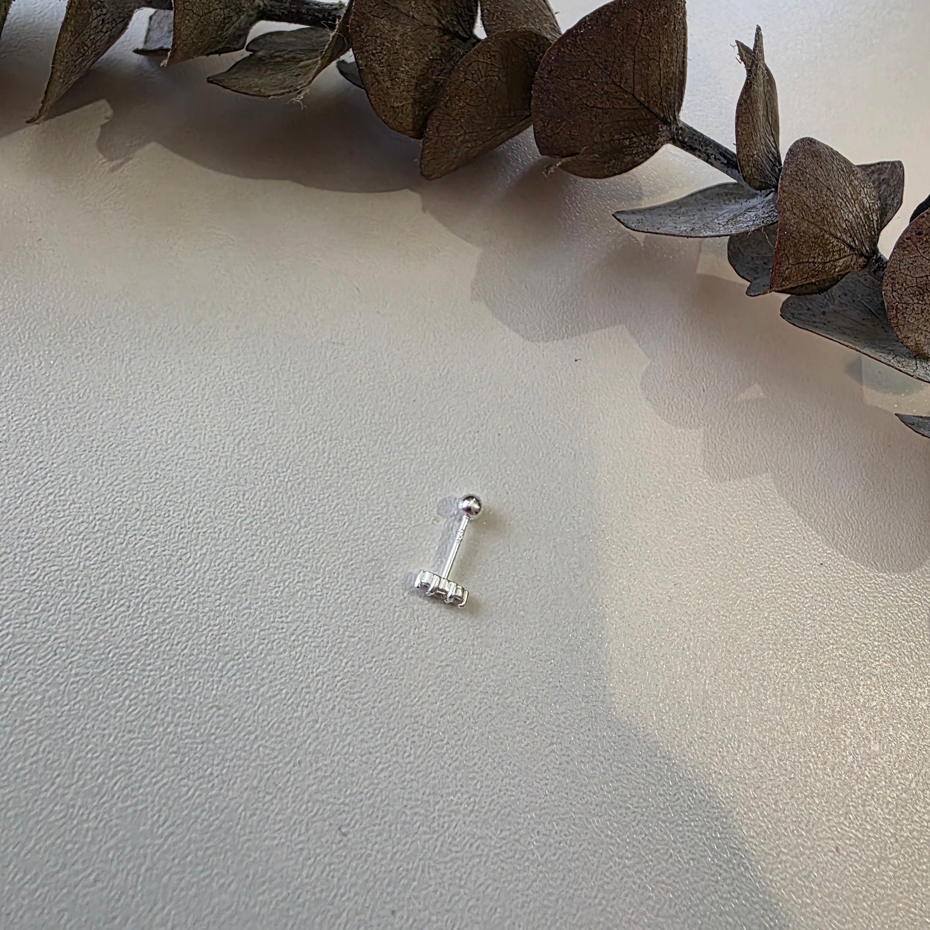 Handcrafted Marquise Cartilidge Stud earrings by Lae Jewellery