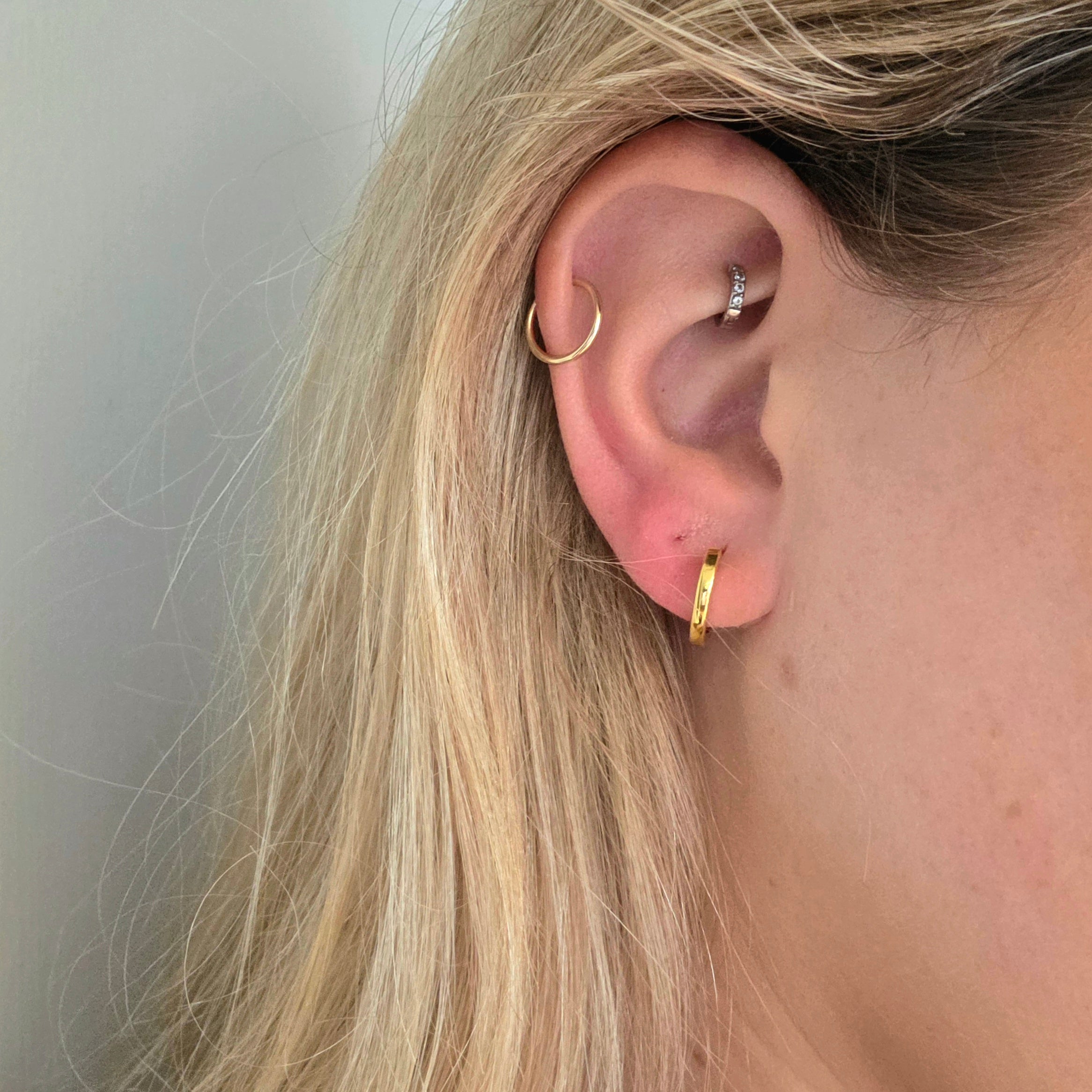 Chaste Huggie Earrings