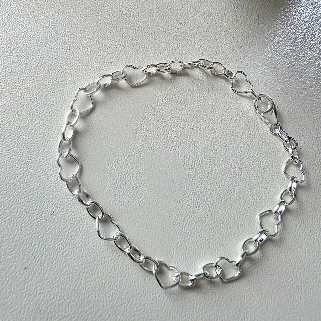 Large Boho Heart Bracelet