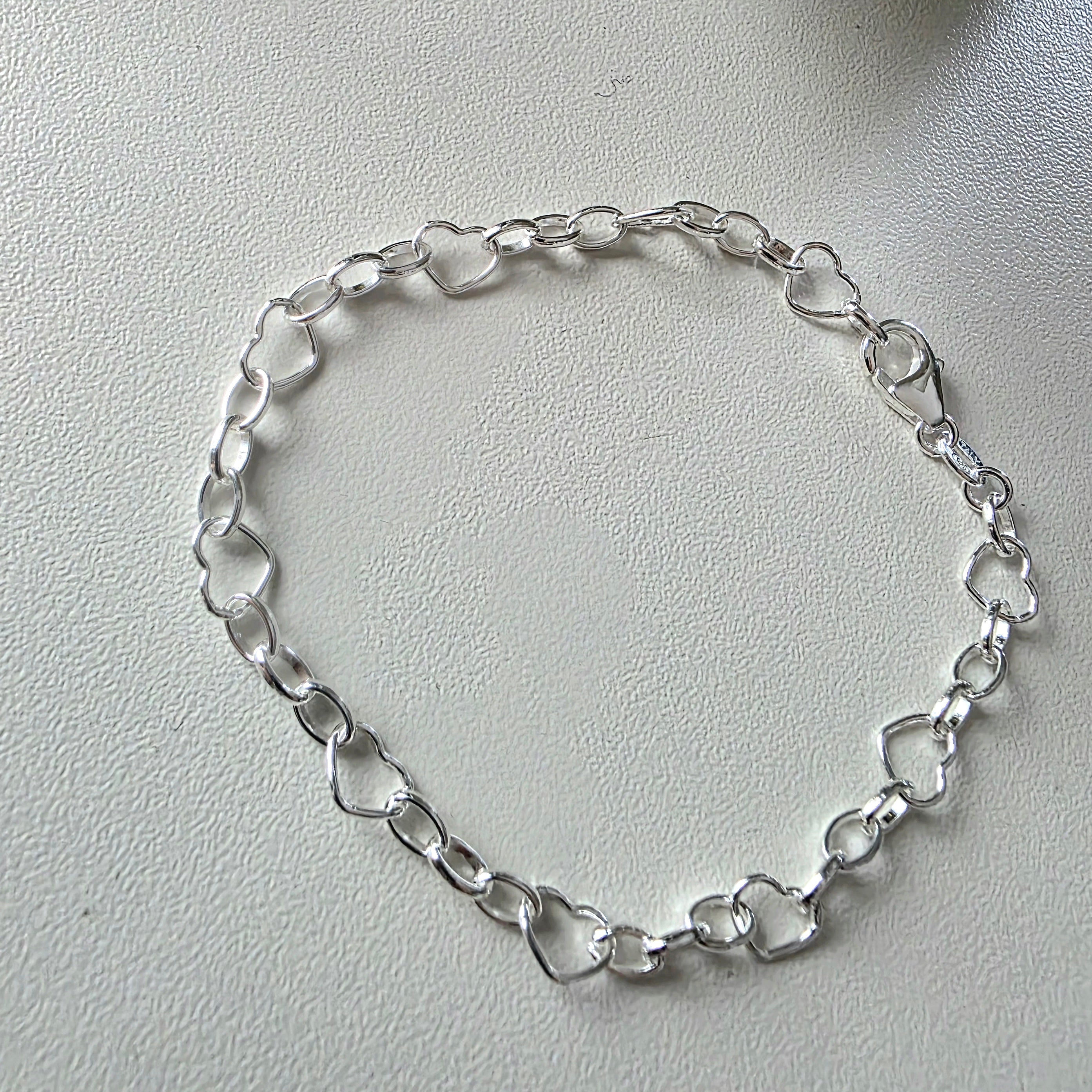 Large Boho Heart Bracelet