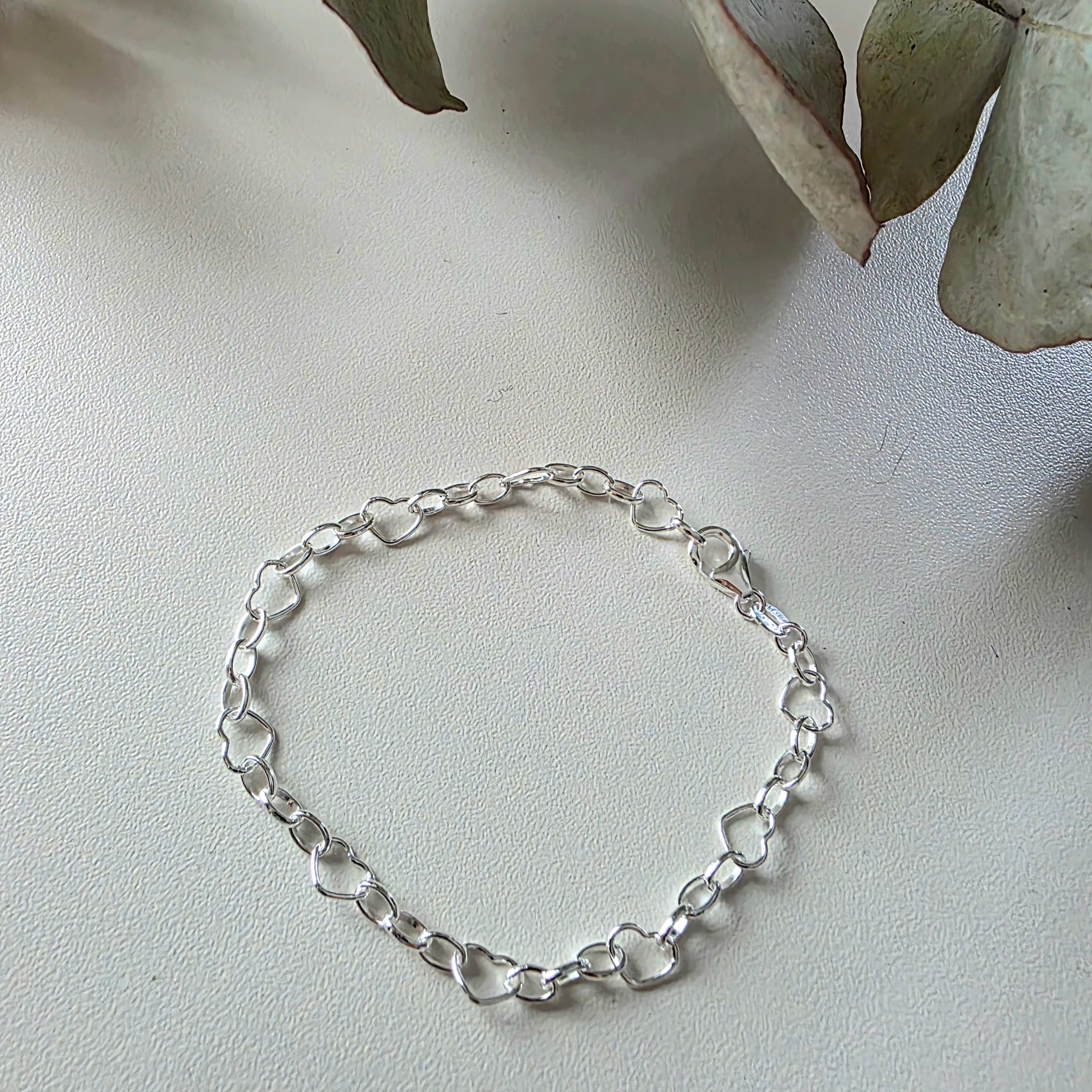 Large Boho Heart Bracelet