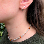 Baltic Amber Collarbone Necklace