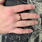 Mens Heishi Bead Ring