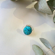 Load image into Gallery viewer, Large Turquoise Cabochon Ring
