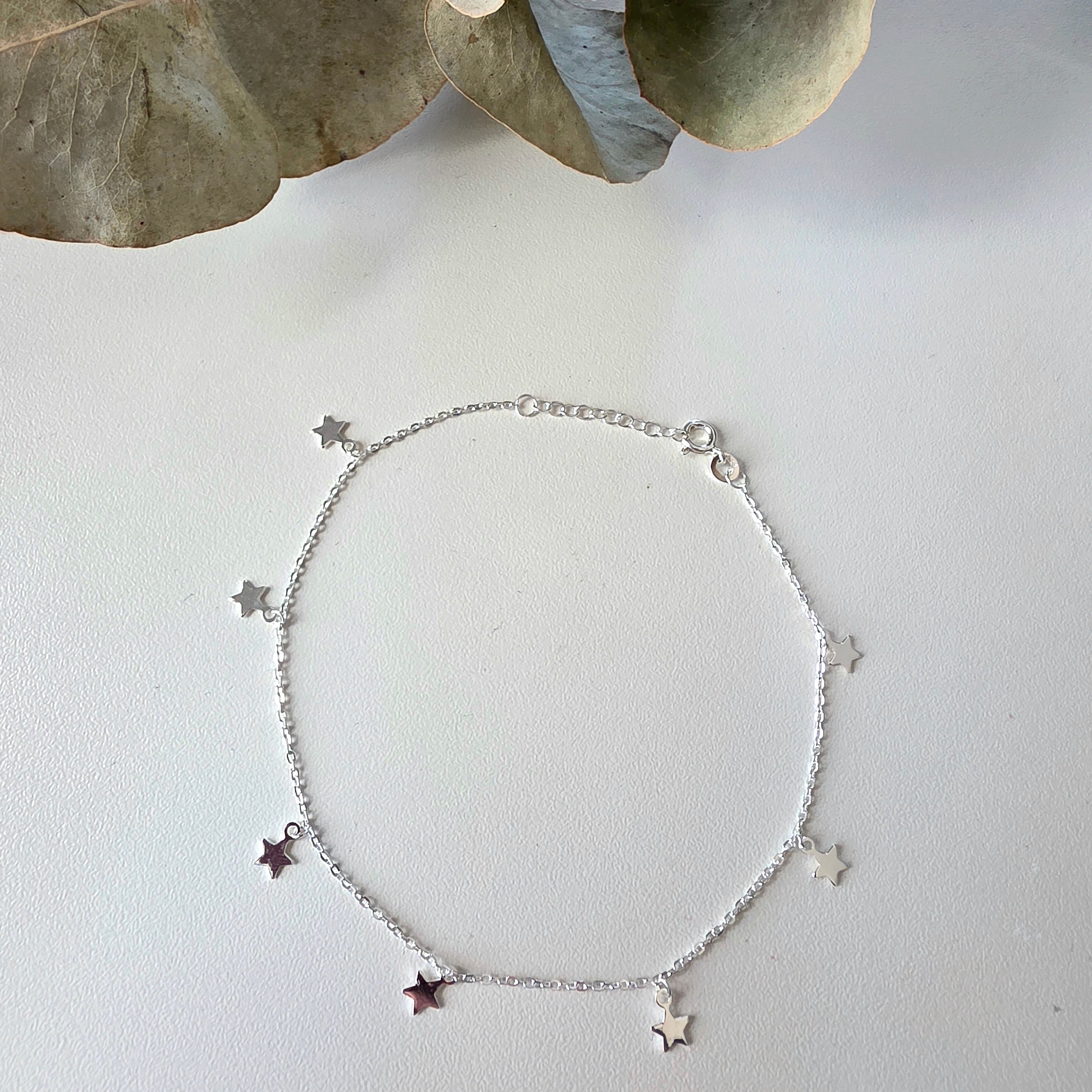 Handcrafted Boho Star Anklet anklet by Lae Jewellery