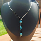 Apatite Necklace and Earrings Set