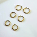 Freshwater Pearl Gold Plated Huggies
