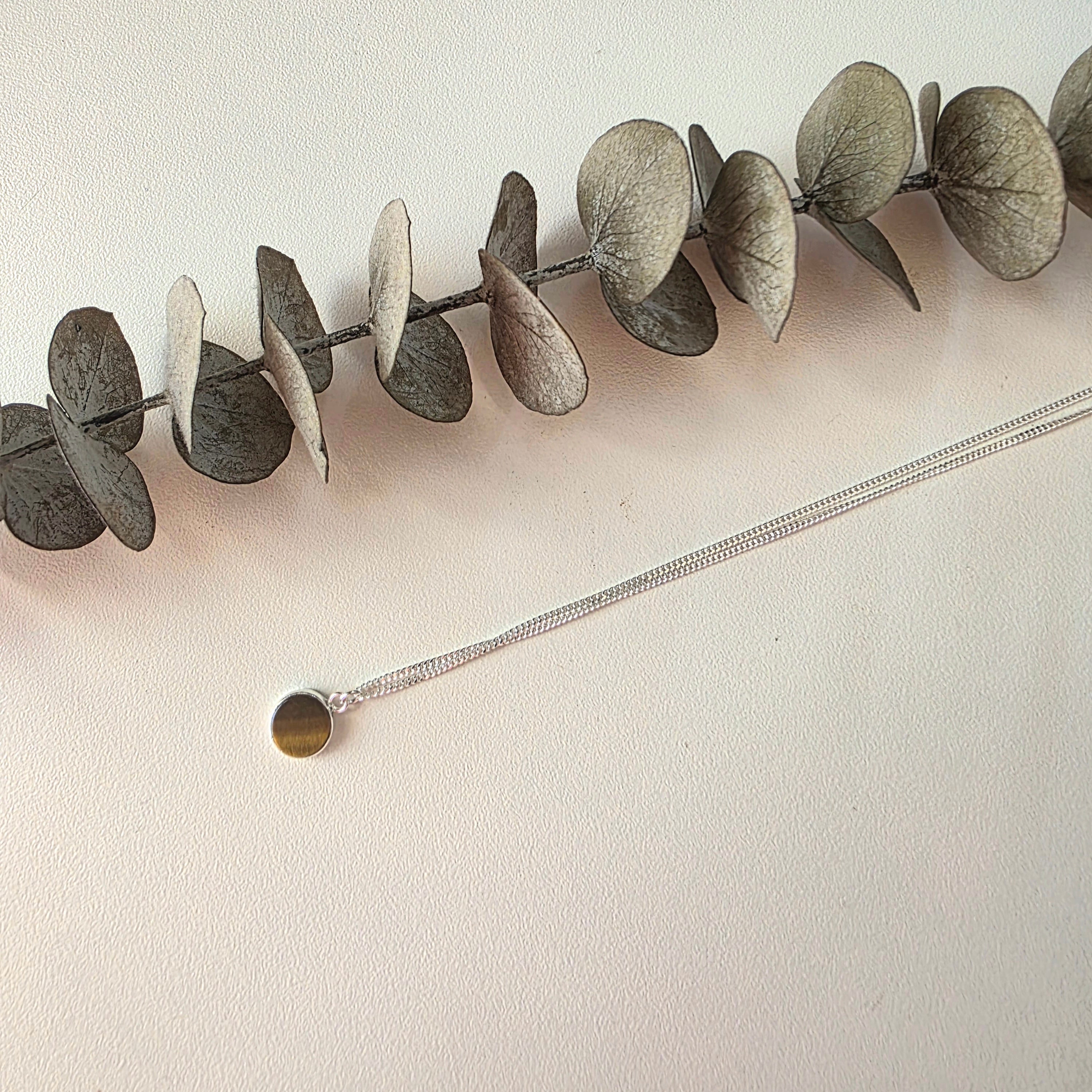 Handcrafted Tigers Eye Necklace necklace by Lae Jewellery