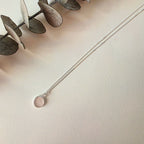 Handcrafted Rose Quartz Necklace necklace by Lae Jewellery